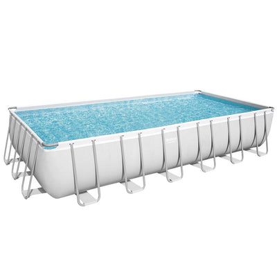 Bestway Above Ground Swimming Pool Power Steel™ Rectangular Frame Pools Filter Payday Deals