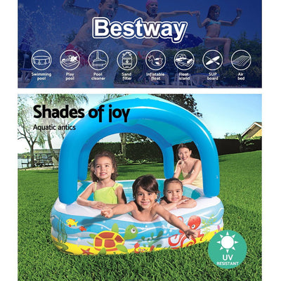 Bestway Inflatable Kids Pool Canopy Play Pool Swimming Pool Family Pools Payday Deals