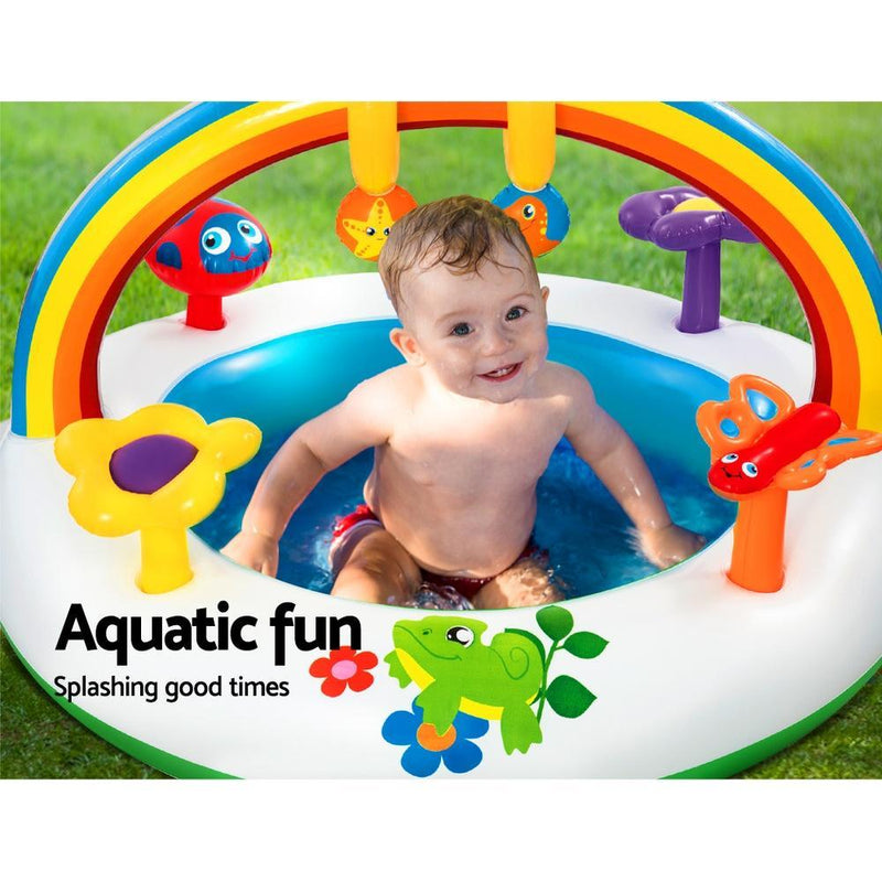 Bestway Inflatable Play Kids Pool Child Activity Gym Center Rainbow Go and Grow Payday Deals