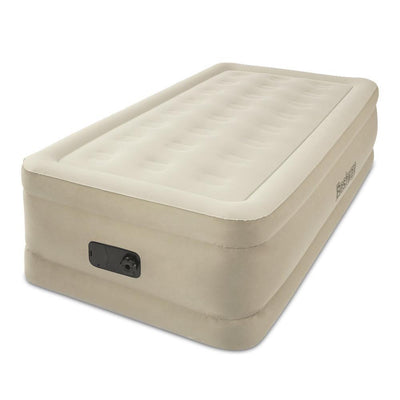 Bestway Inflatable Single Air Bed Home Blow Up Mattress Built-in Pump