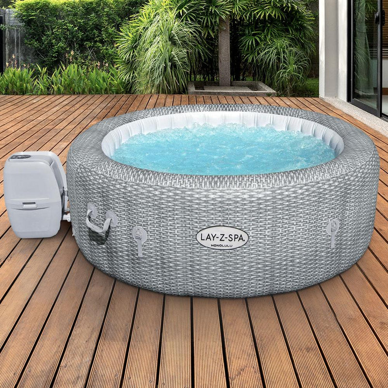 Bestway Inflatable Spa Pool Massage Hot Tub Lay-Z Outdoor Spa Bath Pools Payday Deals