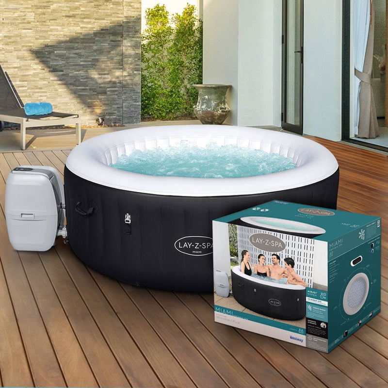 Bestway Inflatable Spa Pool Massage Hot Tub Portable Spa Outdoor Bath Pools Payday Deals