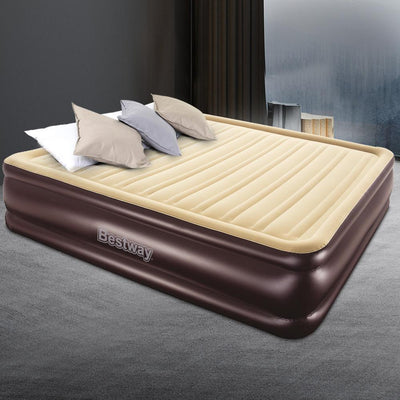 Bestway Queen Air Bed Inflatable Mattress Sleeping Mat Battery