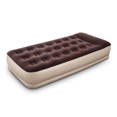 Single Size Inflatable Air Mattress - Brown Payday Deals
