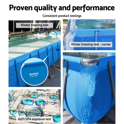 Bestway Swimming Pool Above Ground Heavy Duty Steel Pro™ Frame Pools 4M Payday Deals