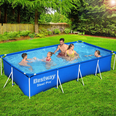 Bestway Swimming Pool Above Ground Heavy Duty Steel Pro™ Frame Pools 4M Payday Deals