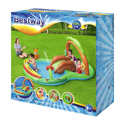 Bestway Swimming Pool Above Ground Inflatable Kids Friendly Woods Play Pools Payday Deals