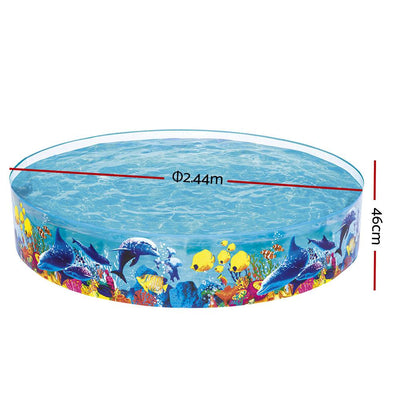 Bestway Swimming Pool Fun Odyssey Above Ground Kids Play Inflatable Round Pools Payday Deals