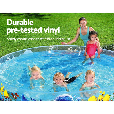 Bestway Swimming Pool Fun Odyssey Above Ground Kids Play Inflatable Round Pools Payday Deals