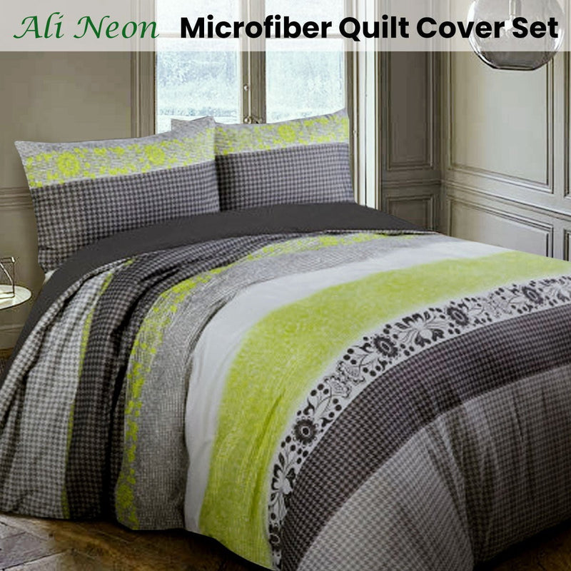 Big Sleep Ali Neon Quilt Cover Set King Payday Deals