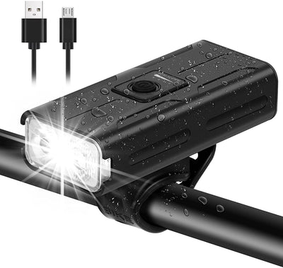 Bike 360° Light Front USB Rechargeable 1000 Lumen IPX4 Waterproof and Built in 2500mAh Powerbank Led Bicycle Lighting