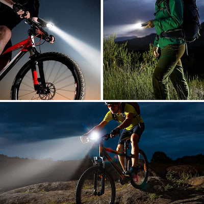 Bike 360° Light Front USB Rechargeable 1000 Lumen IPX4 Waterproof and Built in 2500mAh Powerbank Led Bicycle Lighting Payday Deals