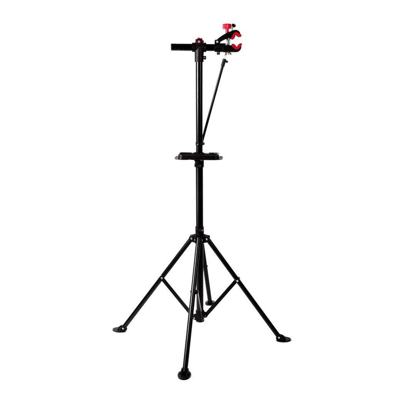 Bike Repair Stand Work Rack With Tool Tray Home Mechanic Bicycle Maintenance Red Payday Deals