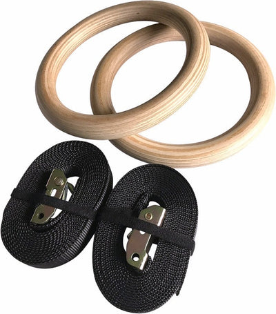 Birch Wood Gymnastic Rings Payday Deals
