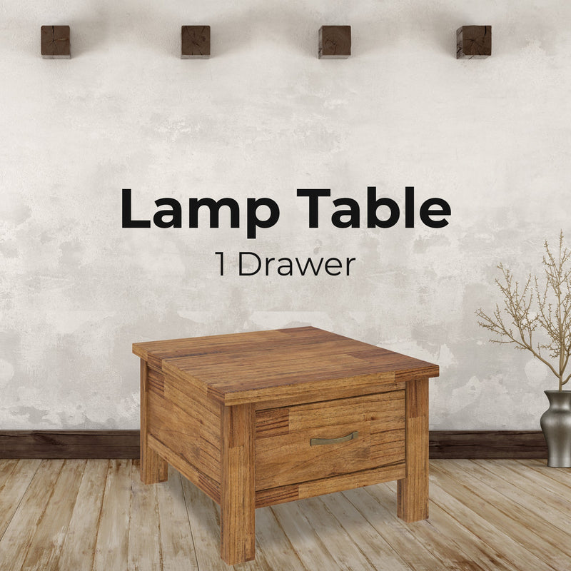 Birdsville Lamp Table 70cm Coffee Side Laptop Desk Bedside Sofa End - Brown Payday Deals