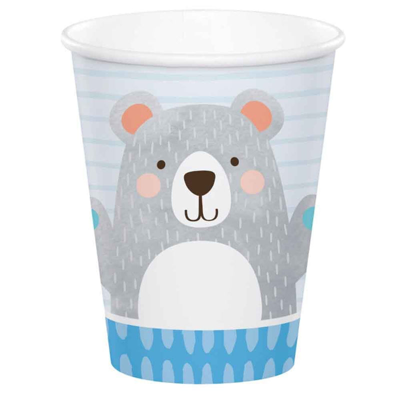 Birthday Blue Bear 8 Guest Deluxe Tableware Pack Payday Deals