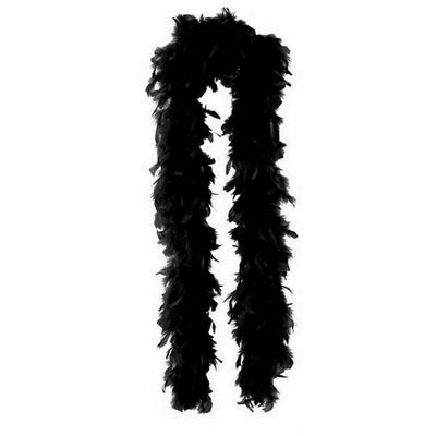 Black Feather Boa Costume Accessory Payday Deals