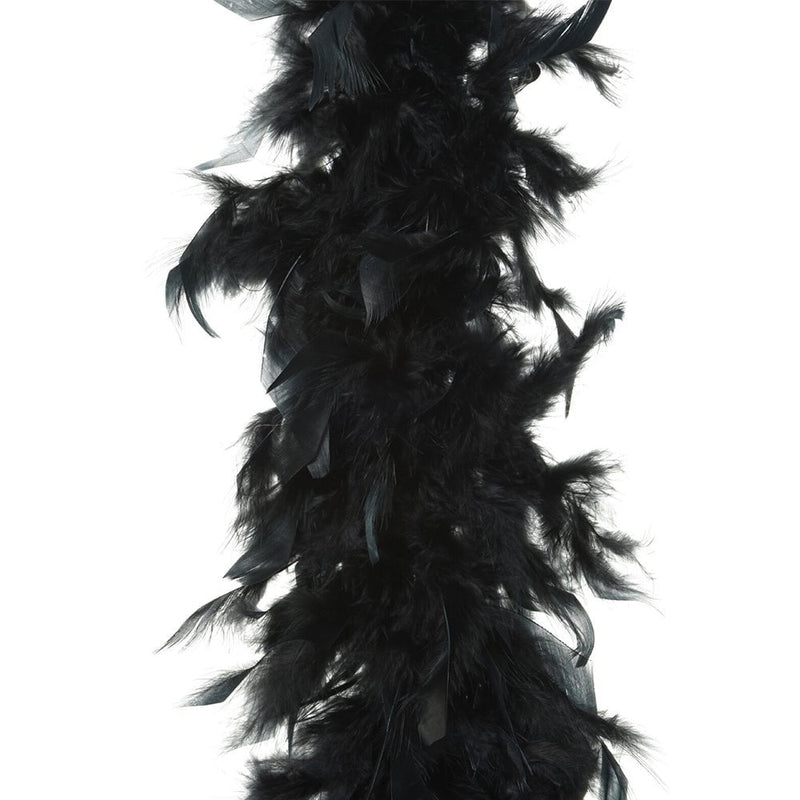 Black Feather Boa Costume Accessory Payday Deals