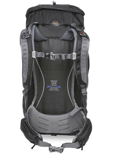 Black Wolf B-Lite 55 Daypack Backpack Bag Hiking Trekking Travel - Black Payday Deals