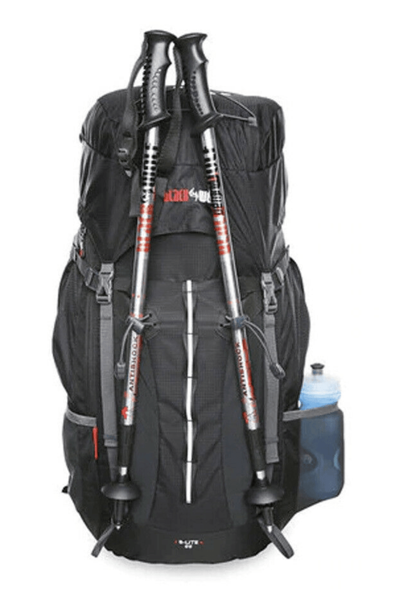 Black Wolf B-Lite 55 Daypack Backpack Bag Hiking Trekking Travel - Black Payday Deals