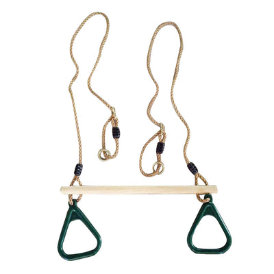 Bloom Growable Swing Set with Baby Seat (Green), Belt Swing & Trapeze Payday Deals