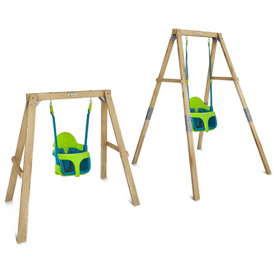 Bloom Growable Swing Set with Quadpod® Baby Swing Seat