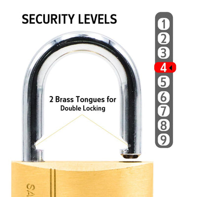 BLOSSOM PADLOCK BRASS HEAVY DUTY 40MM Payday Deals