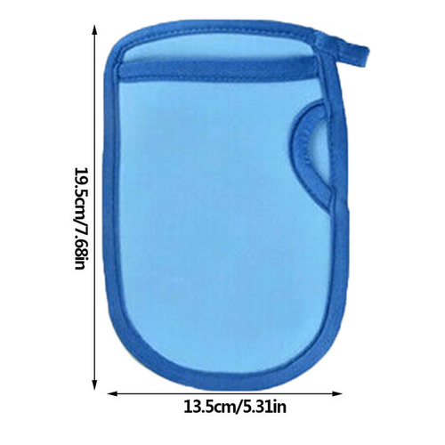 Blue universal Double-Side Super Soft Exfoliating Bath Mitt Shower Gloves Body Clean Payday Deals