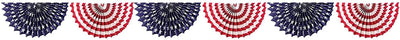 Blue White And Red Paper Fan Bunting Garland Banner Payday Deals