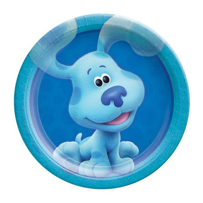 Blues Clues Round Lunch Dessert Cake Plates 8 Pack