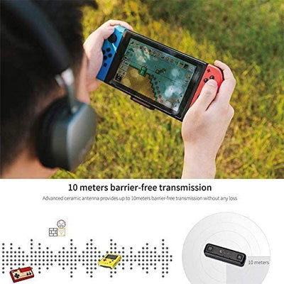 Bluetooth Adapter Route air Pro Support in-Game Voice Chat compatible with Nintendo Switch, Nintendo Switch Lite, PS4 and Laptops Payday Deals