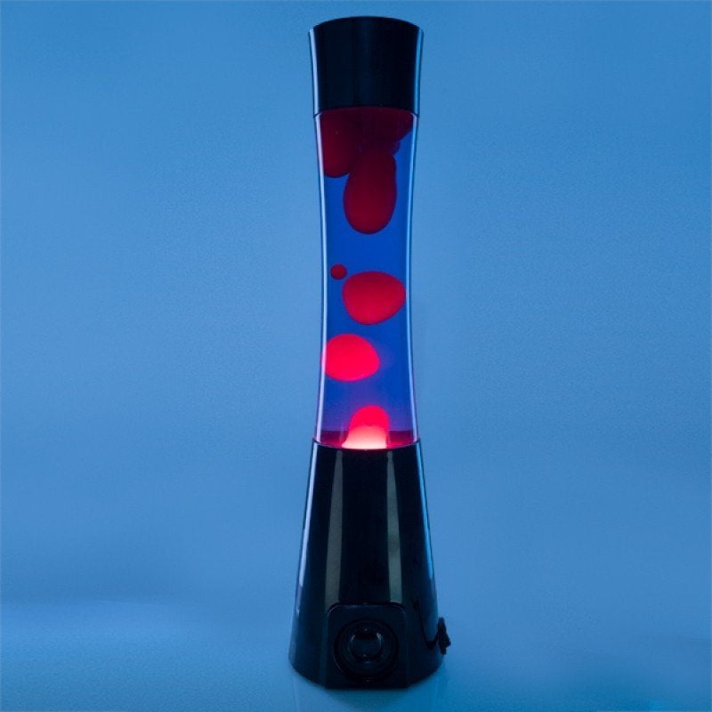 Bluetooth Speaker Lava Lamp Black/Purple/Red Motion Payday Deals