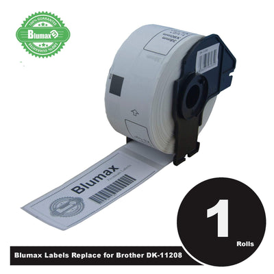 Blumax Alternative for Brother 11208 Die-Cut Large Address White Paper Labels 38mm x 90mm 400L Payday Deals