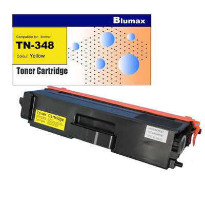 Blumax Alternative for Brother TN-348 Yellow Toner Cartridges