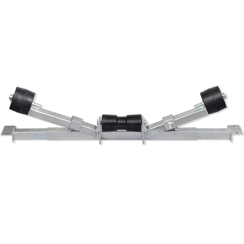 Boat Trailer Bottom Support Bracket with Keel Rollers Payday Deals