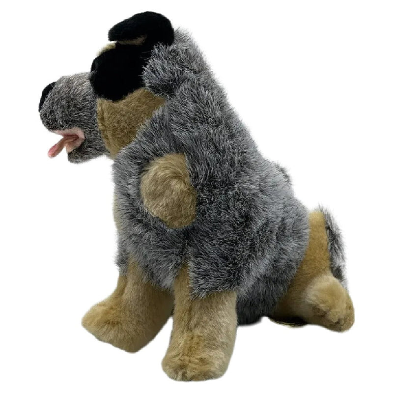 Bocchetta Plush Toys "Bluey" Blue Heeler Cattle Dog Stuffed Sitting 22cm Payday Deals