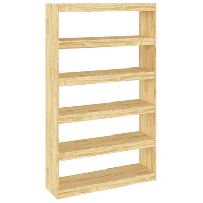 Book Cabinet/Room Divider 100x30x167.5 cm Solid Pinewood Payday Deals