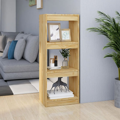 Book Cabinet/Room Divider 40x30x103.5 cm Solid Pinewood Payday Deals