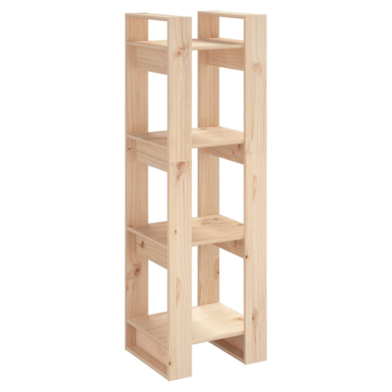 Book Cabinet/Room Divider 41x35x125 cm Solid Wood Pine Payday Deals