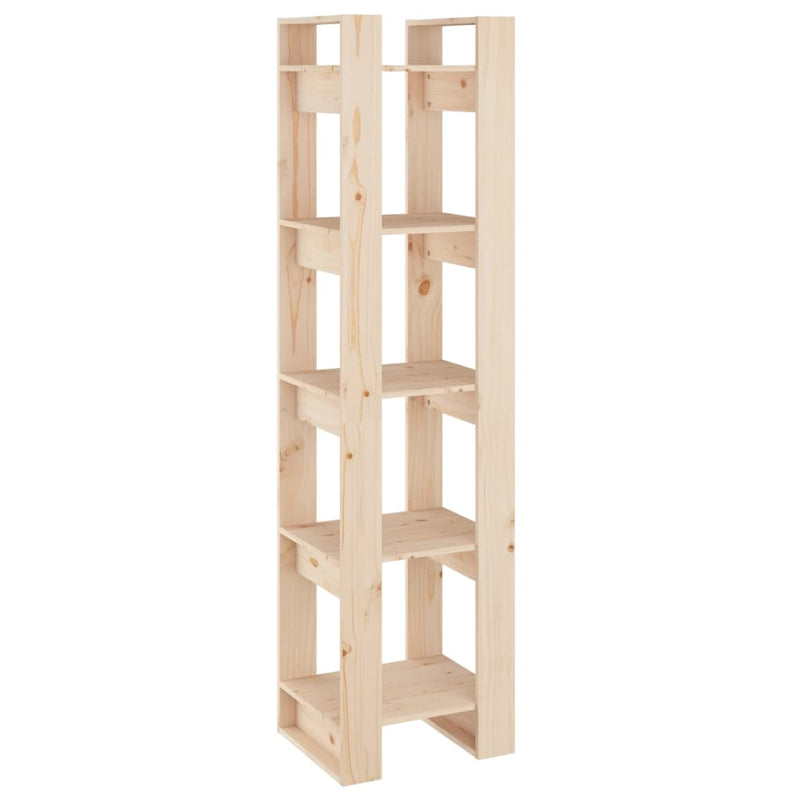 Book Cabinet/Room Divider 41x35x160 cm Solid Wood Pine Payday Deals