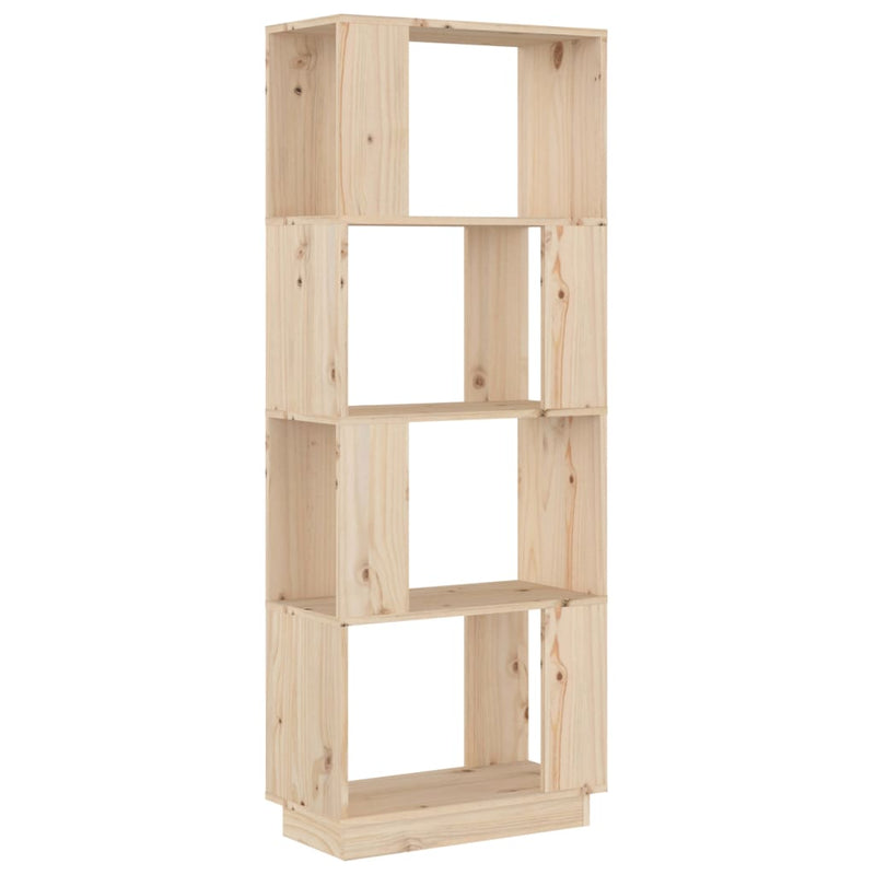 Book Cabinet/Room Divider 51x25x132 cm Solid Wood Pine Payday Deals