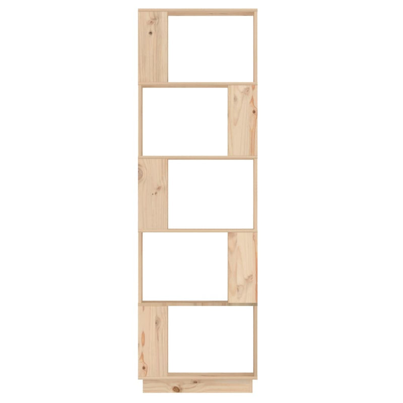 Book Cabinet/Room Divider 51x25x163.5 cm Solid Wood Pine Payday Deals