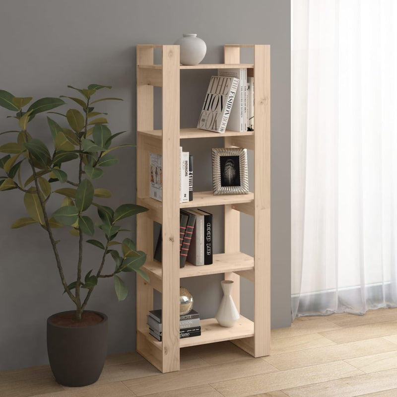 Book Cabinet/Room Divider 60x35x160 cm Solid Wood Payday Deals