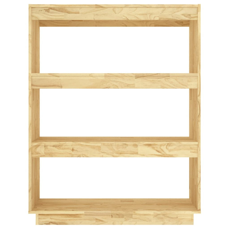 Book Cabinet/Room Divider 80x35x103 cm Solid Pinewood Payday Deals