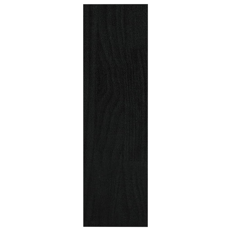 Book Cabinet/Room Divider Black 100x30x103 cm Solid Pinewood Payday Deals