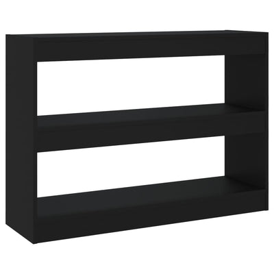 Book Cabinet/Room Divider Black 100x30x72 cm Payday Deals