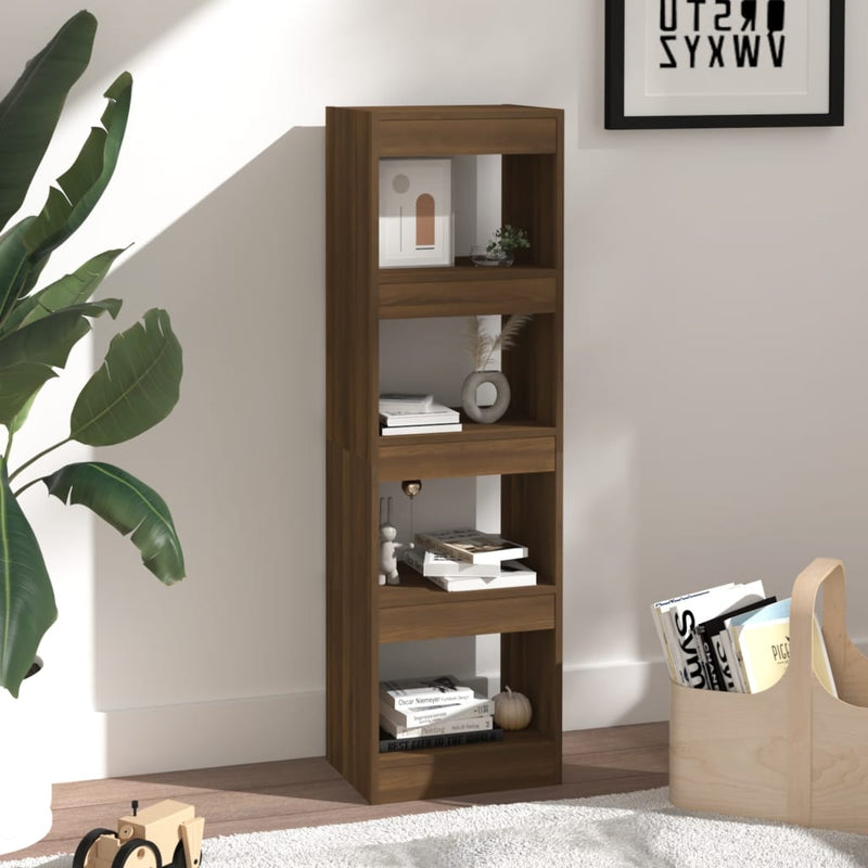 Book Cabinet/Room Divider Brown Oak 40x30x135 cm Payday Deals