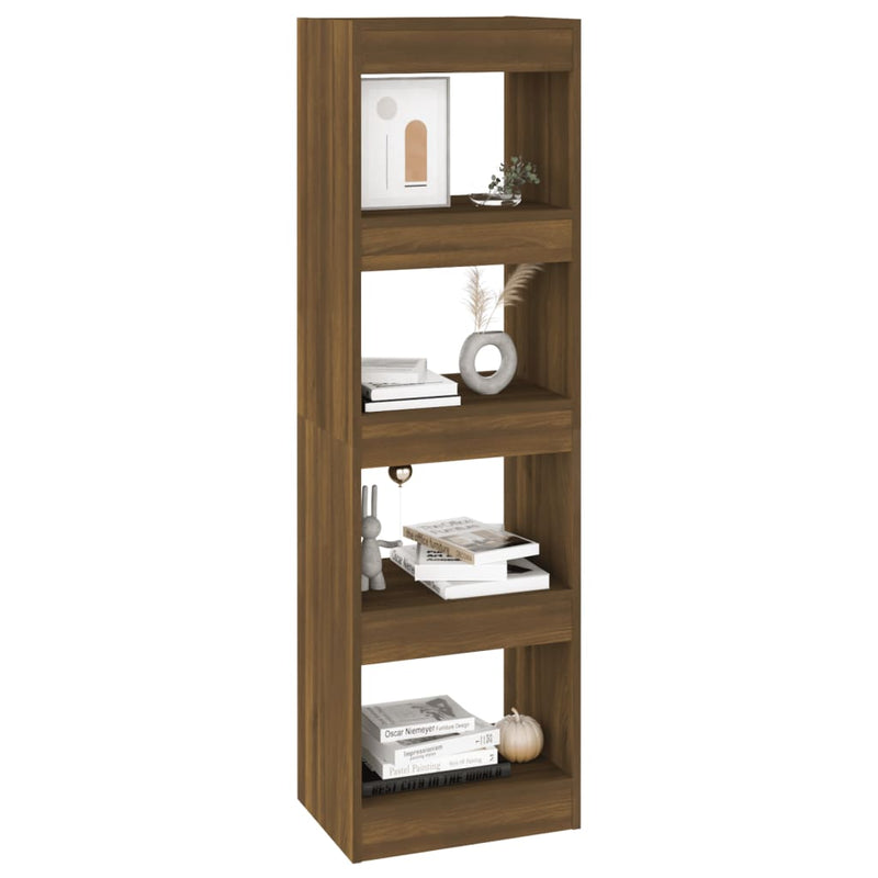 Book Cabinet/Room Divider Brown Oak 40x30x135 cm Payday Deals