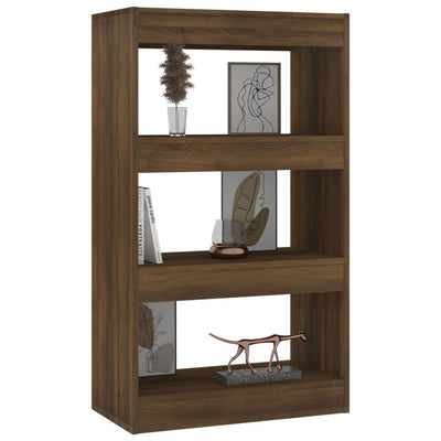 Book Cabinet/Room Divider Brown Oak 60x30x103 cm Engineered Wood Payday Deals