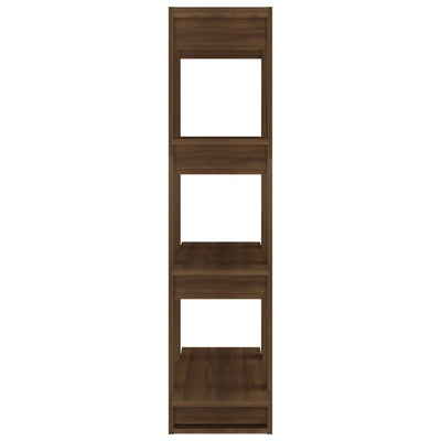Book Cabinet/Room Divider Brown Oak 80x30x123.5 cm Payday Deals